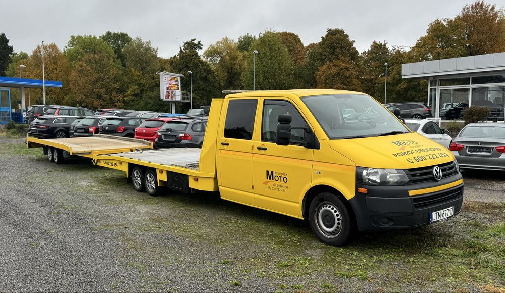 Volkswagen t5 pomoc drogowa autolaweta algema fitzel