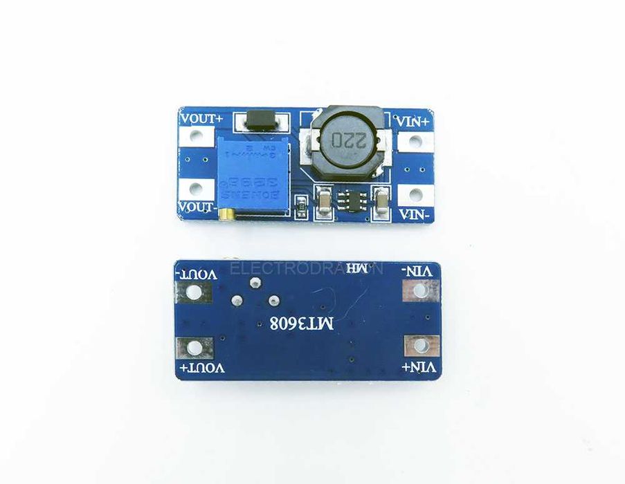 Regulador Tensão Ajustável MT3608 Step Up 2,5V a 28V DESCONT QUANTIDAD