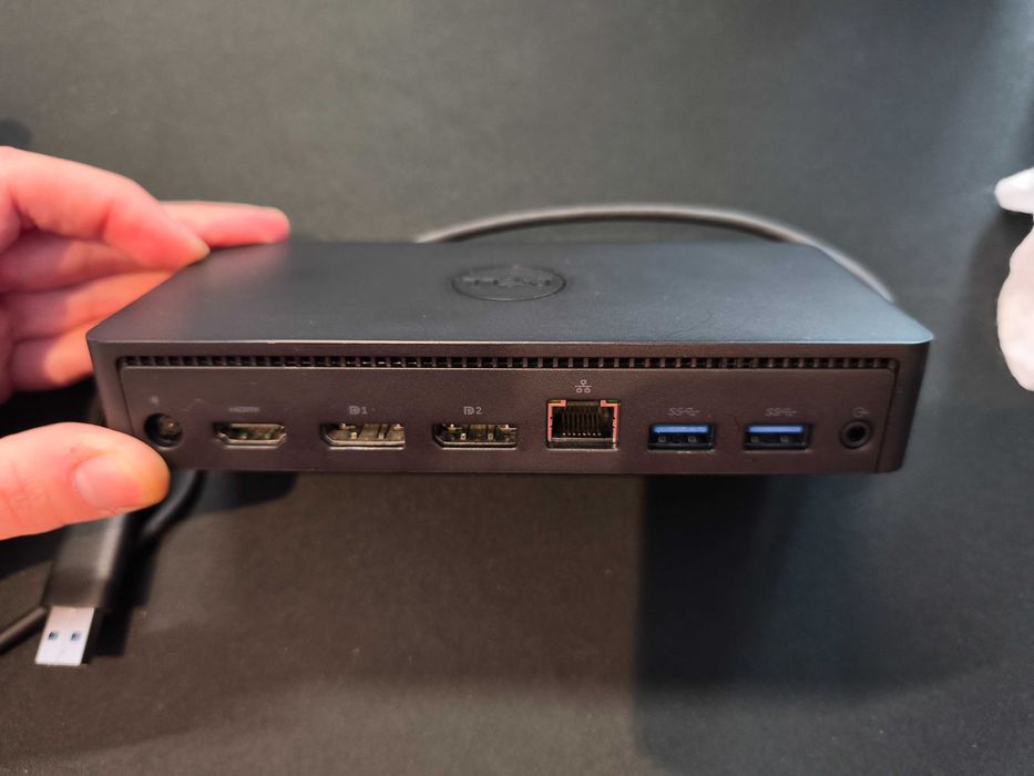 Dell D6000 stacja dokująca + zasilacz 90W Dell - idealna na zdalną