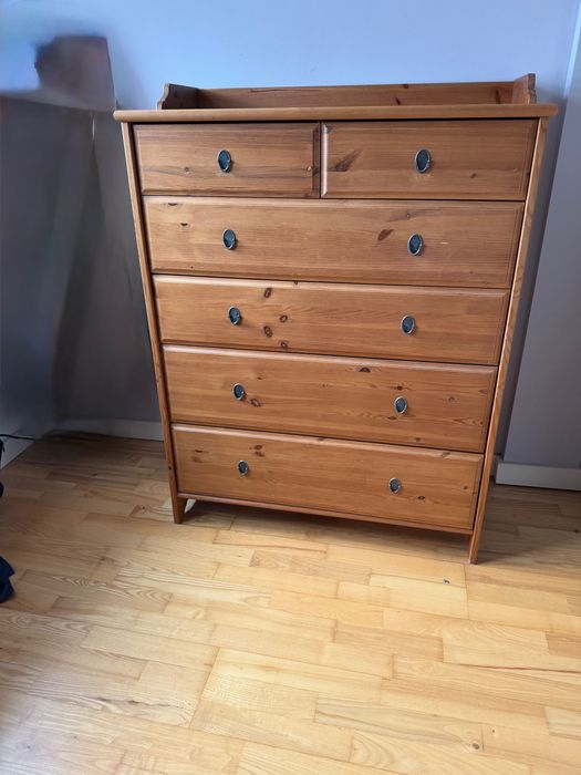Komoda drewniana 6 szuflad