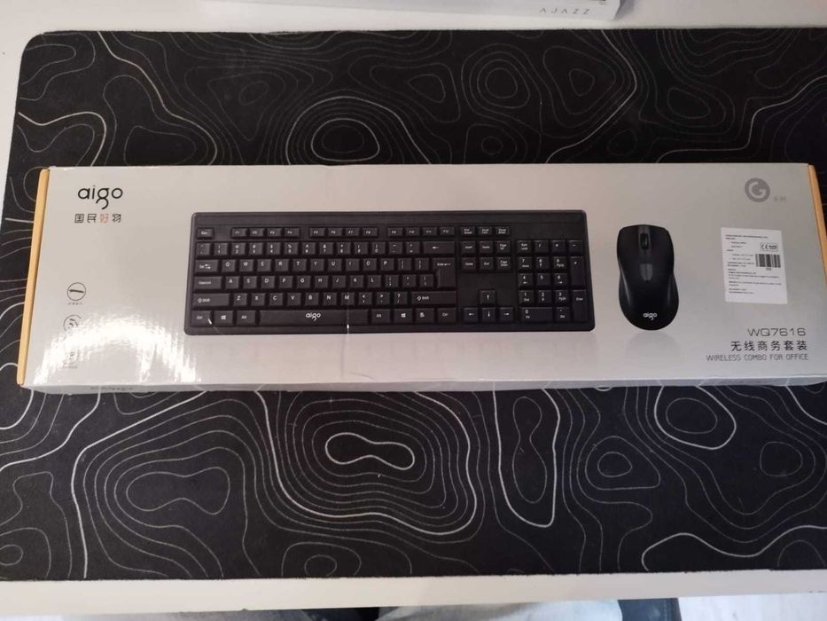 Zestaw bezprzewodowy Aigo WQ7616 — klawiatura + mysz