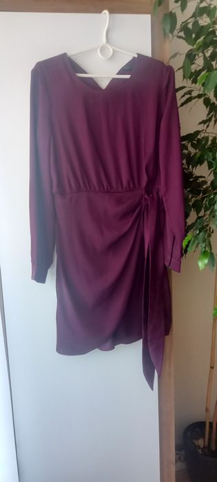 Sukienka bordowa Mohito 34