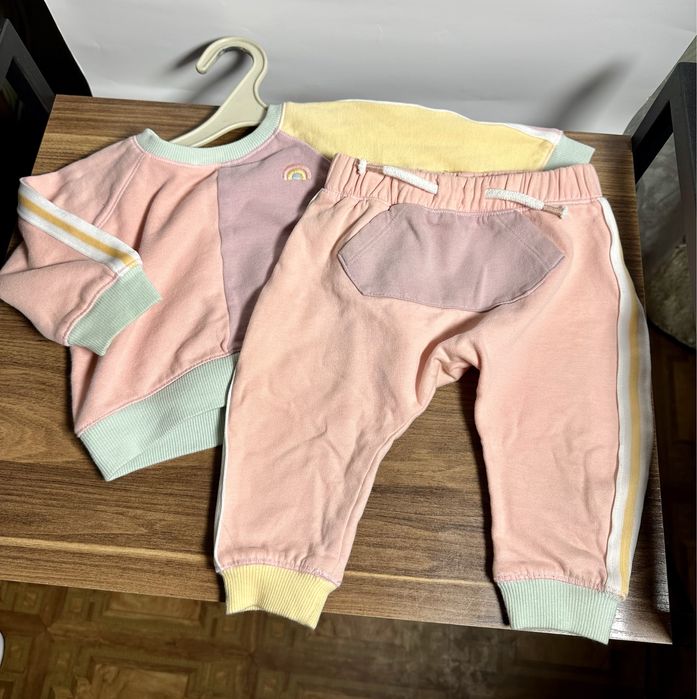 Костюм next некст 6-9 міс 68-74 на флисе