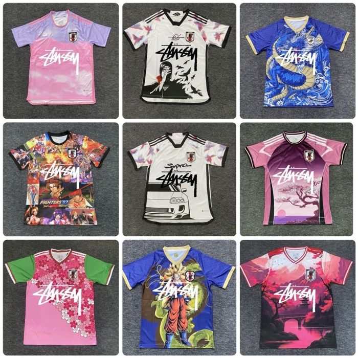 Jersey/football t-shirt Japan x Stussy/джерсі японія стусі