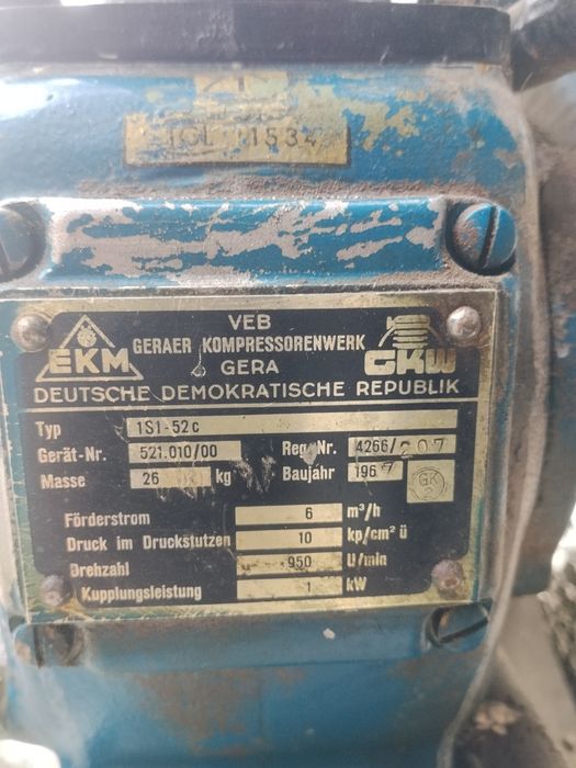 Kompresor DDRz1967roku