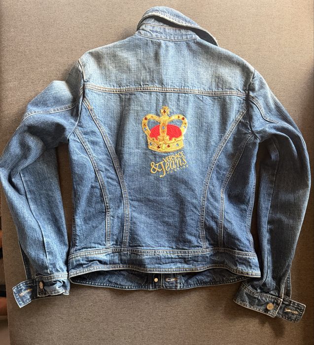 Versace kurtka jeansowa katana M