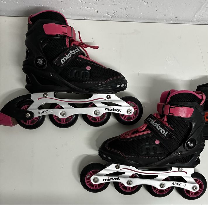 Patins em linha 38 + Proteções