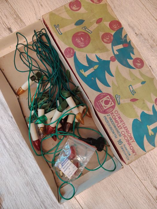 Lampki choinkowe prl