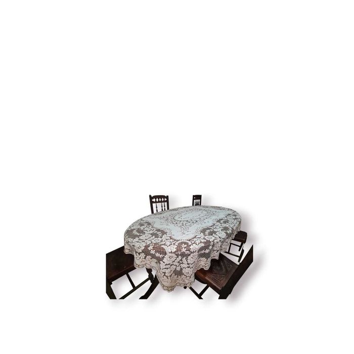 Toalha de Mesa Richelieu Bordada – 170 x 230 cm