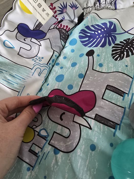 Duża Mata Edukacyjna 4W1 Play Activity Gym kinderkraft kulki zabawki