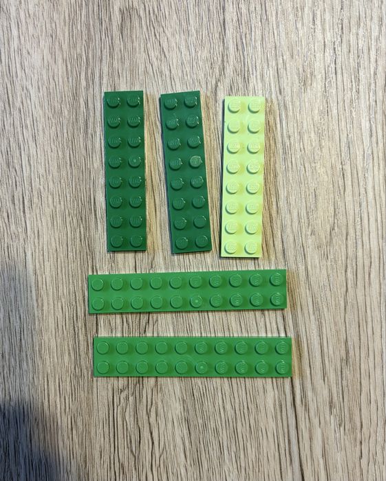 Lego zielone 3832 2 sztuki 3034 3 sztuki