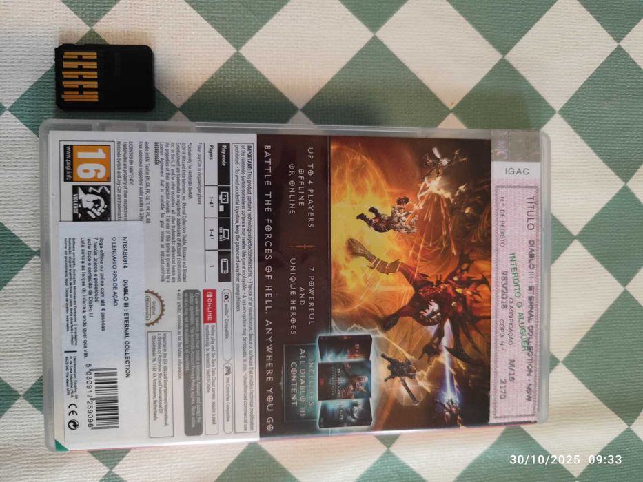 Nintendo Switch Jogo - Diablo III