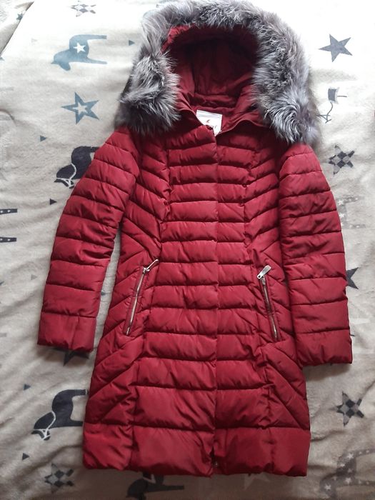 Зимний пуховик с чернобуркой Lusskiri. Размер 42-44
