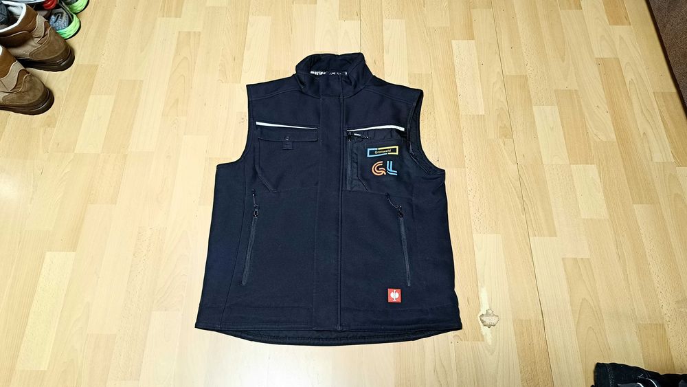 Zimowa kamizelka softshell ENGELBERT STRAUSS MOTION r.M s.bardzo dobry