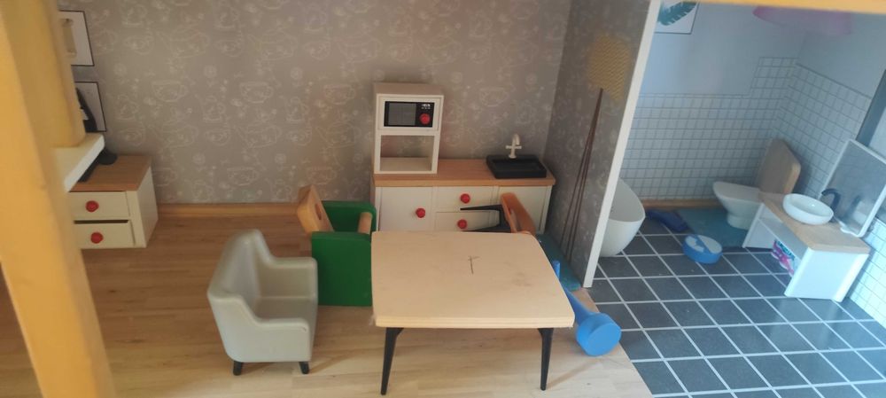 Casa de bonecas para crianças