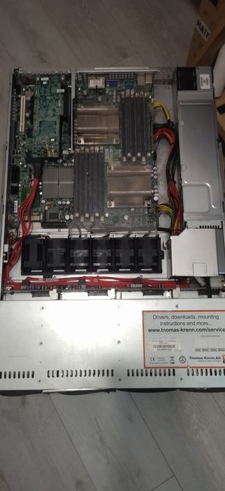 Supermicro 1U SC815TQ-560CB  | X8DT3-LN4F | 2x Xeon X5675 | 48GB RAM ECC | 4x 1Gb LAN