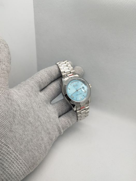 Seiko MOD Daydate Roman Dial Seaside Blue