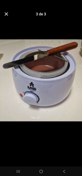 Panela de cera usada 1 vez