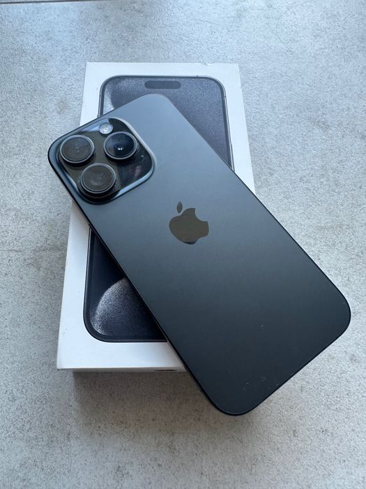 iPhone 15 Pro Czarny Black Titanium 91% kondycji baterii