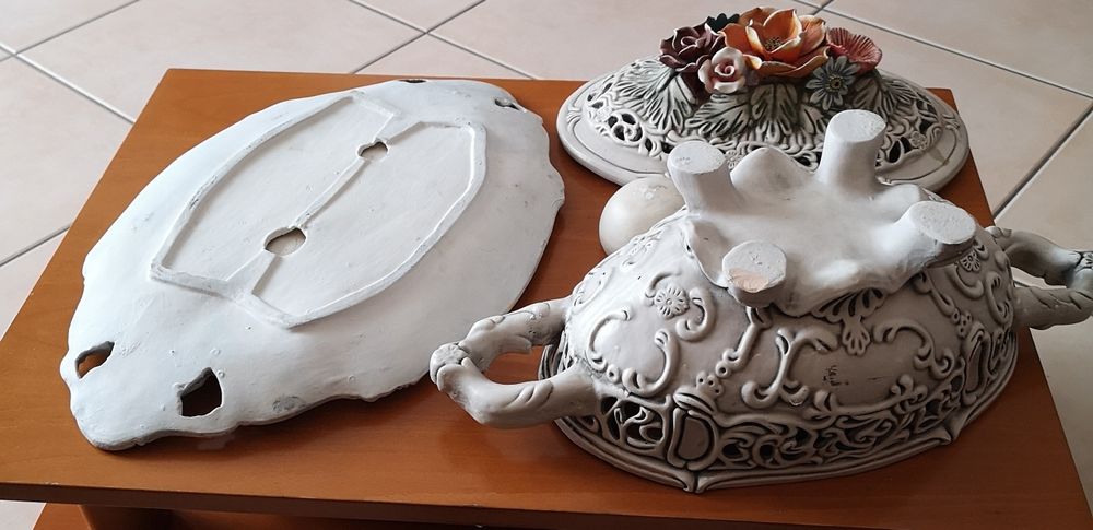 Louça decorativa terrina antiga