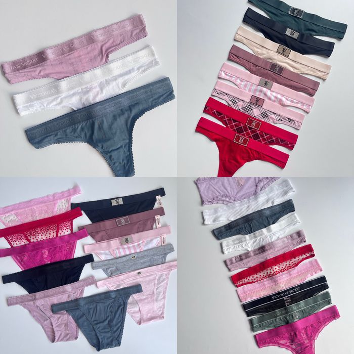 Трусики Victoria’s Secret XS S M L танга Виктория Сикрет