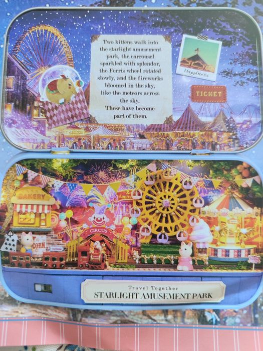 Румбокс театр в металевій коробочці в стилі Сильванія фемелі