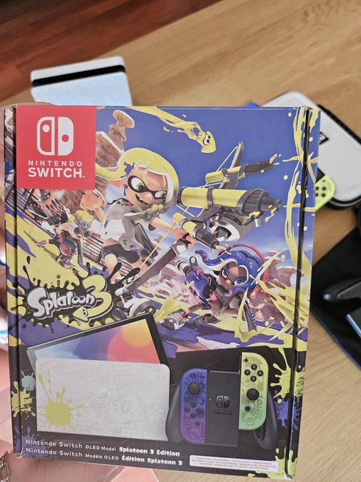 Nintendo Switch Oled Edição Splatoon 3