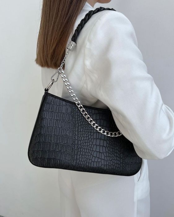 Сумка багет жіноча