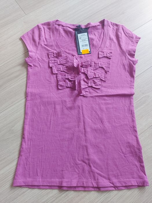 Top Secret koszulka bawełniana kokardki rozm 34-36