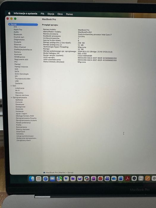 MacBook Pro 16” | i7 6-Core | 32GB RAM | SSD 512GB | Retina | PRO