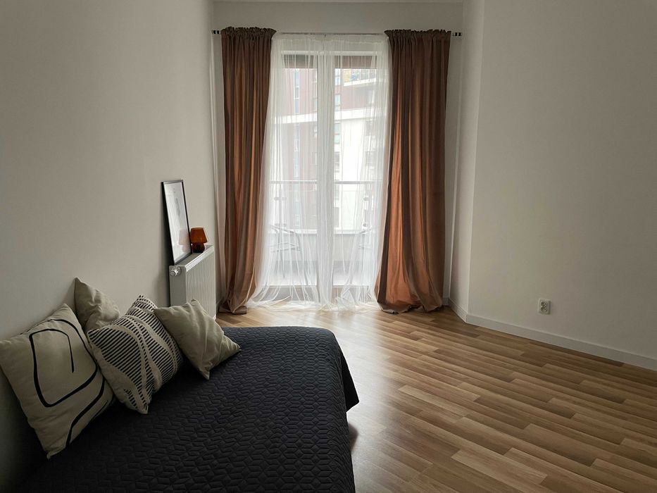 Pokój jednoosobowy z balkonem – centrum, Rondo Mogilskie, Grzegórzki