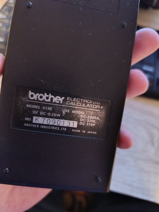 Kalkulator Brother 418E