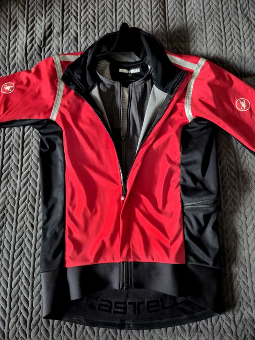 Castelli Alpha Ros 2 Jacket Red GORE TEX Rozmiar S