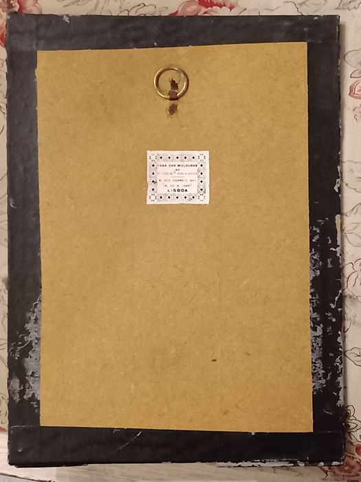 Fotos antiga a preto e branco já emolduradas