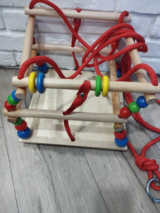 Huśtawka drewniana dla Dzieci