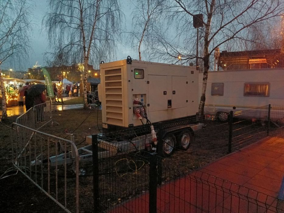 agregat prądotwórczy pod tynki wynajem zasilanie awaryjne 24/7 budowa