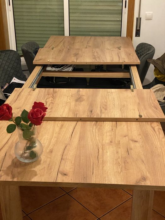 Mesa de jantar 90x190 extensível para 90x280