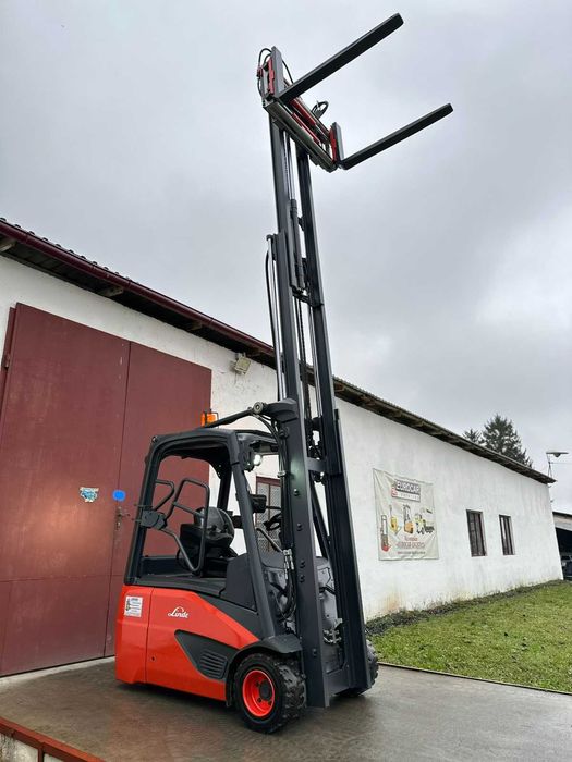 Штабелер електричний Навантажувач LINDE E18-02 1.8t 4.53m камера 2020