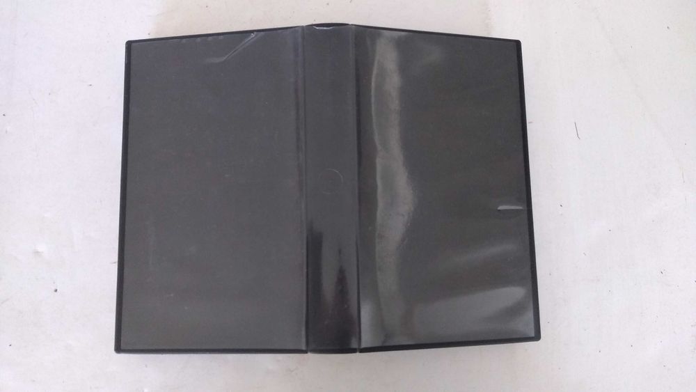 Caixa plástica vazia de substituição para cassetes de vídeo VHS, NOVA!