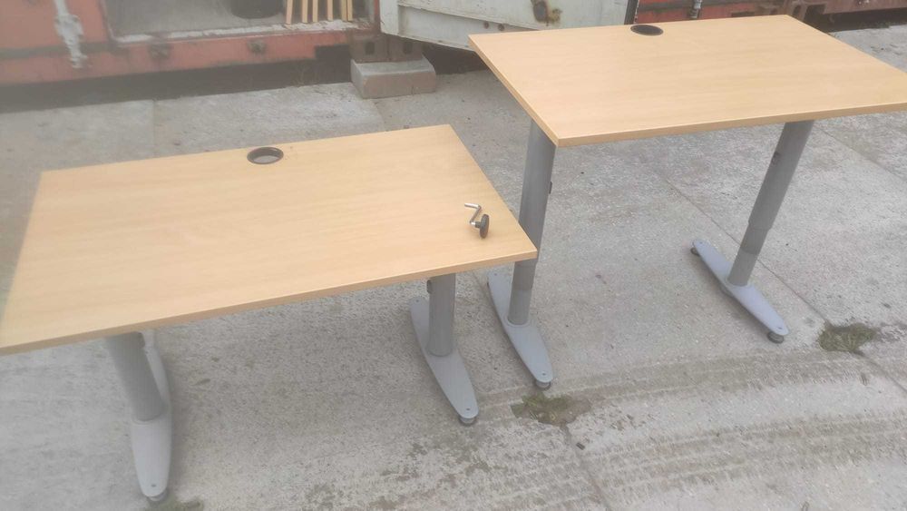 Biurko 100x60 biurka buk KINNARPS regulowana wysokość manualnie