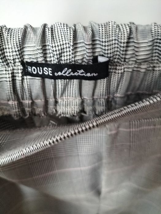 Spodnie w kratkę kant M