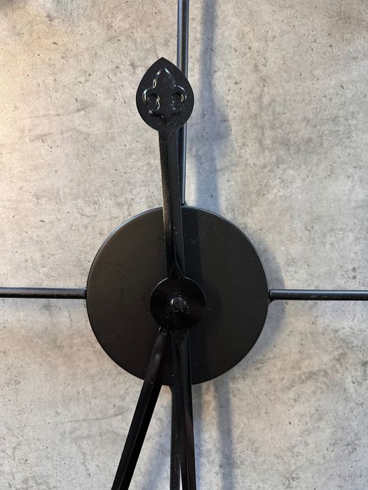 Zegar ścienny loft metal okrągły