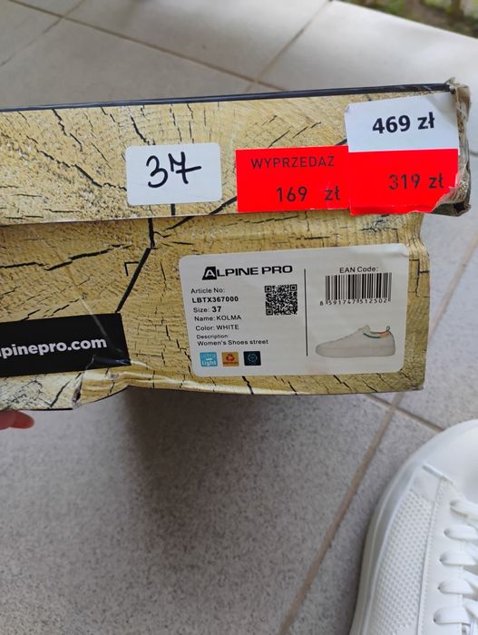 Adidaski Alpine Pro 37 Nowe