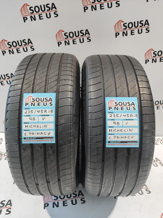 2 pneus semi novos 235-45R18 Michelin - Oferta dos Portes