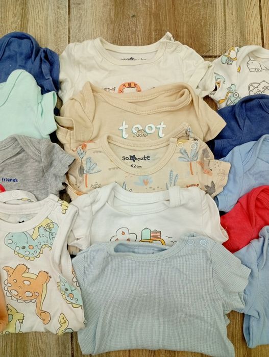Zestaw 15 szt body So Cute z krótkim rękawem 62
