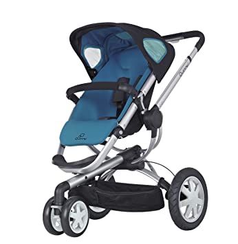Conjunto carrinho Quinny Buzz (Azul) + Ovo Maxicosi (Azul Escuro)