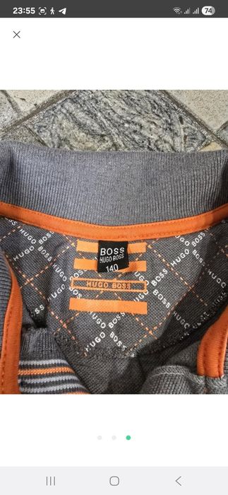 футболка поло Hugo boss