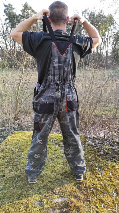 Ogrodniczki moro terratrend Job xxxl