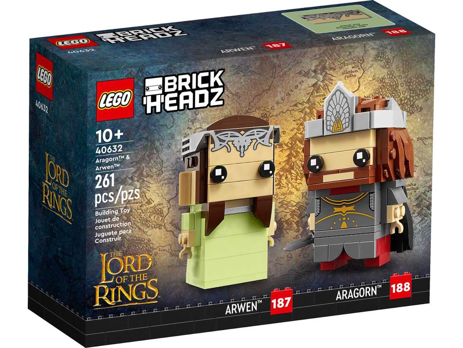 LEGO BrickHeadz 40632 - Aragorn i Arwena - NOWE