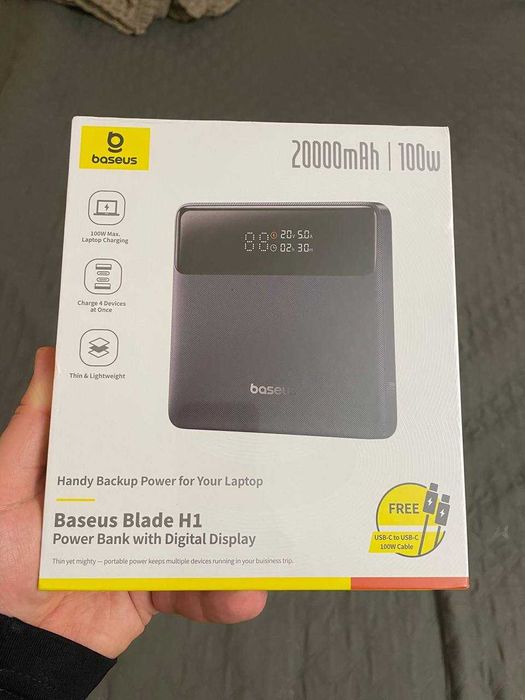 Павербанк Baseus Blade H1 20000 100w
